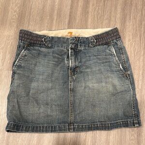 7 for all mankind y2k Denim Skirt, 100% cotton.